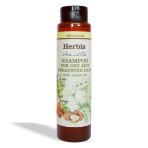 Hristina / HERBIS Shampoo für trockenes und strapaziertes Haar mit Arganöl 300 ml (NEU)