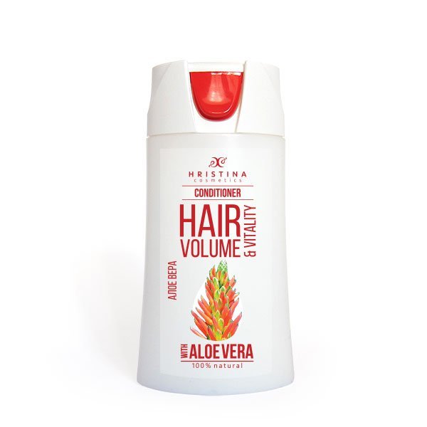 Hristina Natürliche Haarspülung / Conditioner echte Aloe für viel Volumen