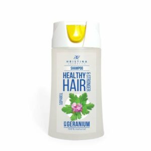 Hristina Natürliches Shampoo Pelargonie (Geranie) für gesundes und kräftiges Haar