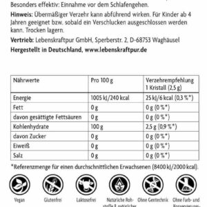 Lebenskraftpur Bio Zahnkristalle® Kinder Xylit & Orange