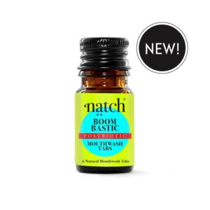 NATCH – Boombastic – Postbiotic Mouthwash Tabs Miniflasche (Mundwasser Tabs)