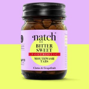 NATCH – Bitter Sweet – Postbiotische Mundspül-Tabs – POWERED BY CISTUS (NEU)
