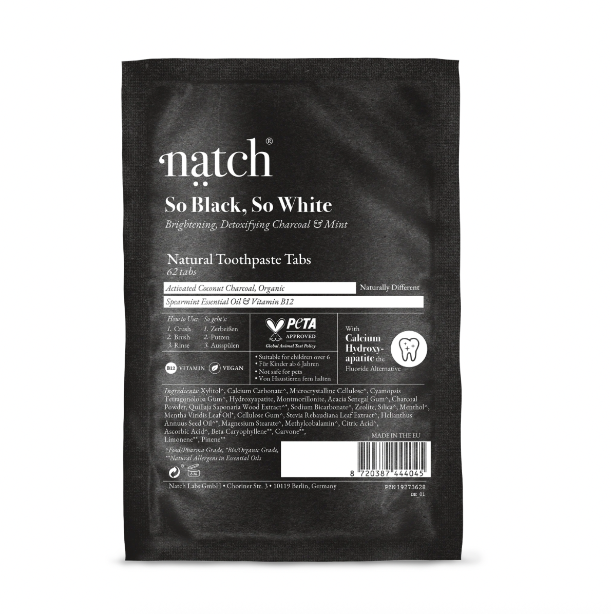 NATCH - So Black So White - 1-Monats-Nachfüllpackung 1 NATCH-So black so white-Nachfüllpackung