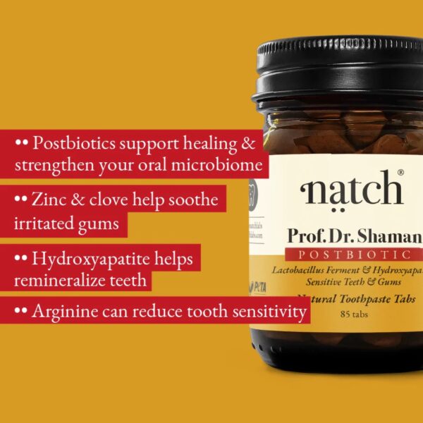NATCH - Prof. Dr. Shaman - Postbiotic (Zahnpasta Tabs) – Bild 2
