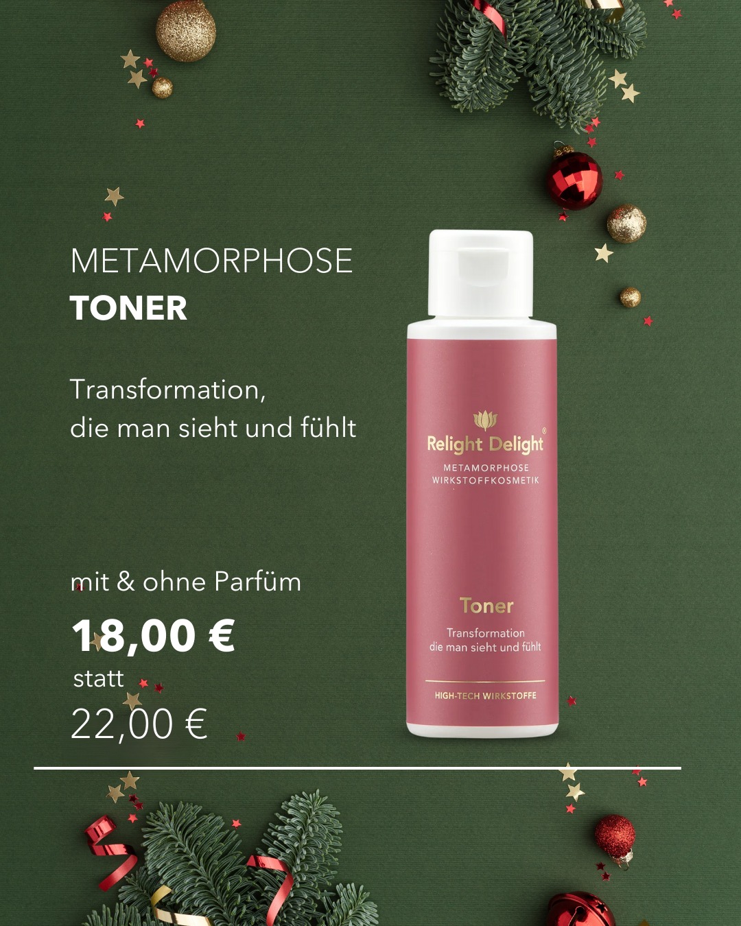 Dezember Aktionsangebote Relight Delight % 3 Relight Delight Dezember Aktionsangebote Metamorphose Toner