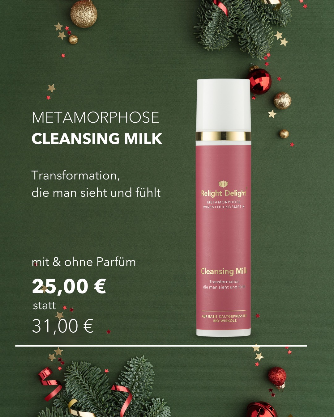 Dezember Aktionsangebote Relight Delight % 2 Relight Delight Dezember Aktionsangebote Metamorphose Cleansing Milk