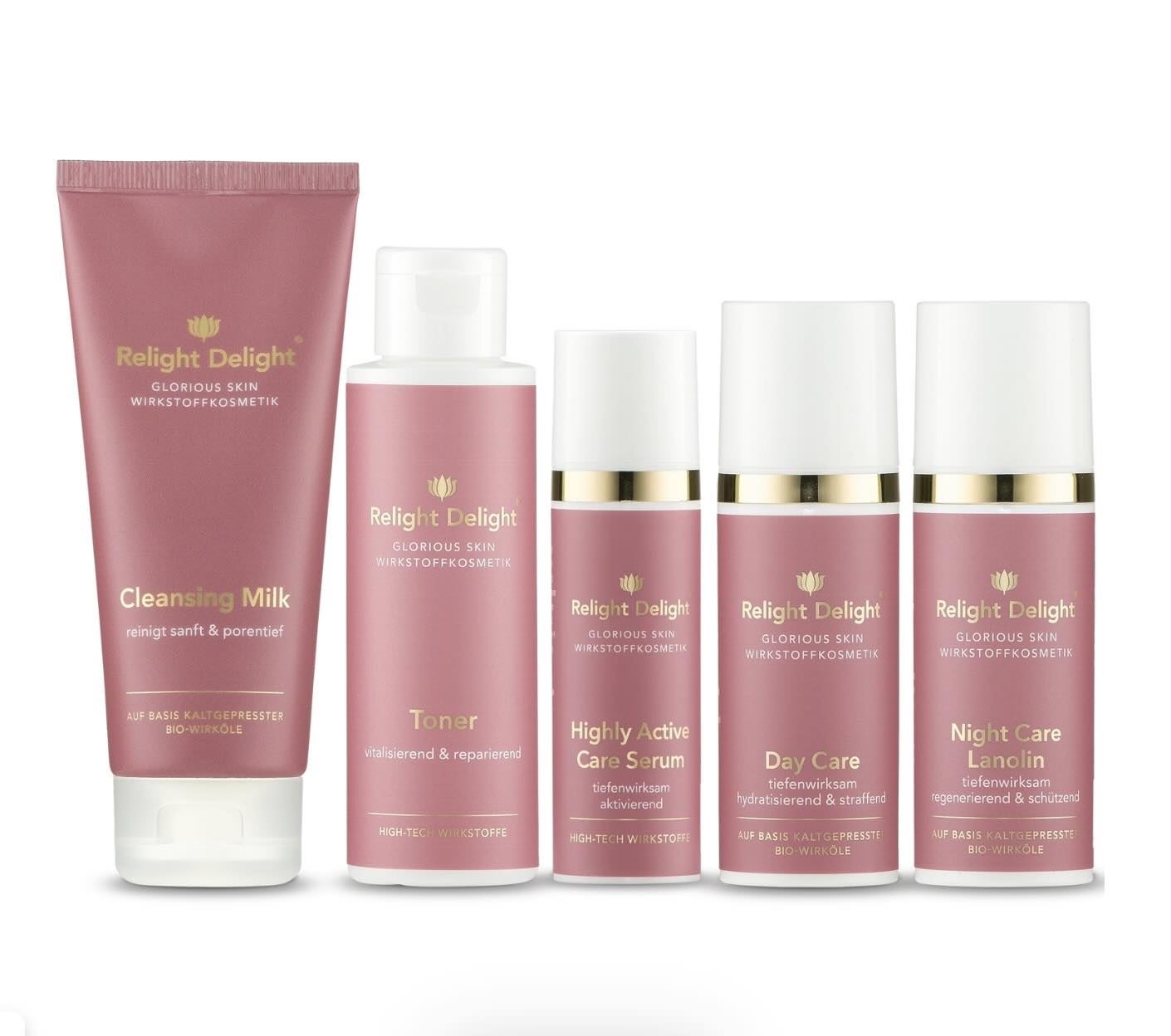 Glorious Skin - Face Care Set 1 1 Relight Delight Glorious SkinFace Care Set 1 - Lanolin mit Parfüm