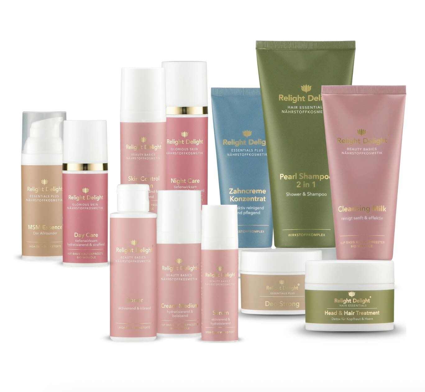 Pflegeset begleitend bei Rosacea - Für einen ebenmäßigen Teint 1 Relight Delight Pflegeset Rosacea