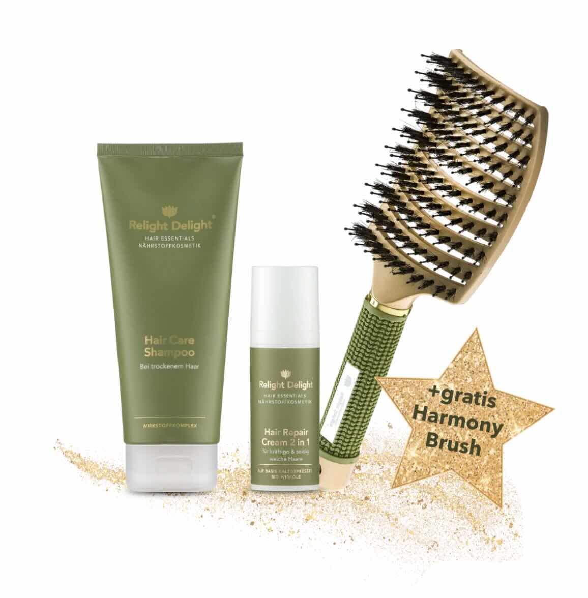 Weihnachts-Pflegeset - Hair Repair & Care Trio 1 Relight Delight Weihnachtsset Hair Repair Care Trio