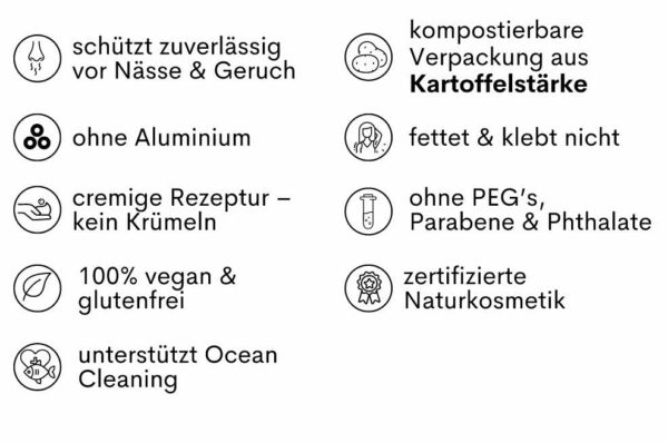 Vegan und gegen Tierversuche Ohne Mikroplastik 100 natuerliche Inhaltsstoffe Keine Parabene und Phtalate Vielfaeltige Geschmacksrichtungen Luxurioeses Mundgefuehl Stilvoll