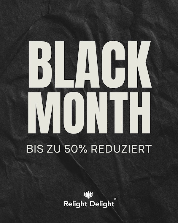 Mehr über den Artikel erfahren Black Month bei Relight Delight
