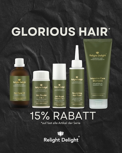 Glorious Hair Relight Delight Black week month Angebote