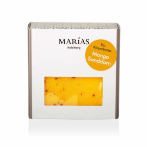 Marías Bio Körperbutter Mango-Sanddorn