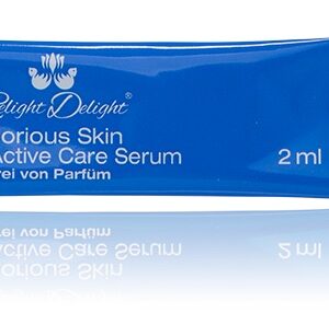 Pröbchen: Glorious Skin Highly Active Care Serum frei von Parfüm, Sachet 3ml